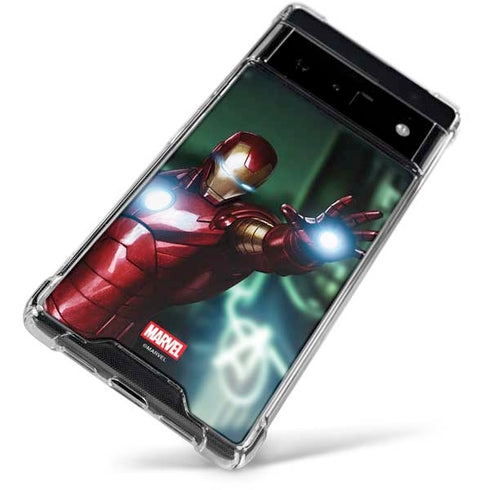 Marvel Tony Stark Iron Man Google Pixel 6 Clear Case